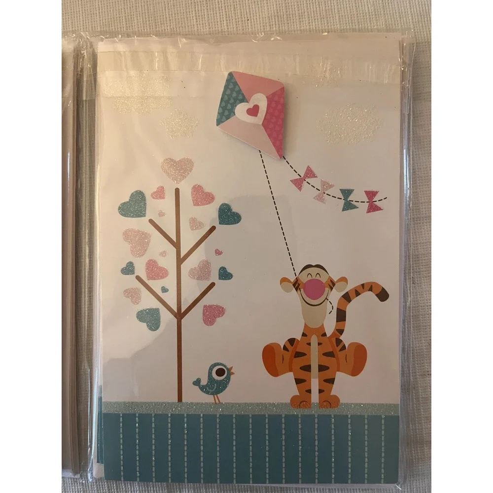 Hallmark Valentine's Day Cards Bundle Winnie the Pooh Tigger Floral Teddy Bears